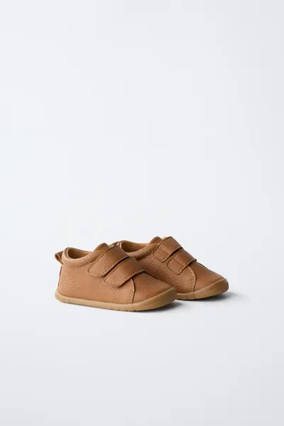Кожаные ботинки BAREFOOT, Коричневый, овчина — фото 2