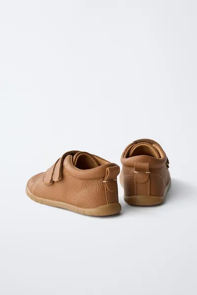 Кожаные ботинки BAREFOOT, Коричневый, овчина — фото 7