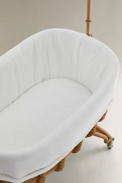 Матрас для коврика RATTAN MINI COT, Белый — фото 4
