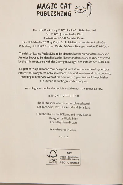 Детская книга «THE LITTLE BOOK OF JOY» (на английском), Многоцветная — фото 6
