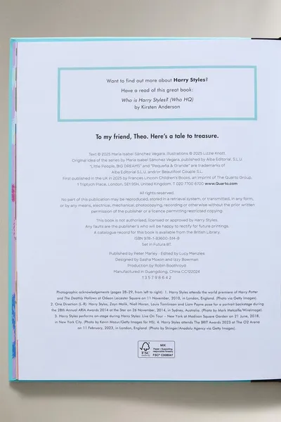 Книга для детей HARRY STYLES (на английском языке), Многоцветная — фото 6