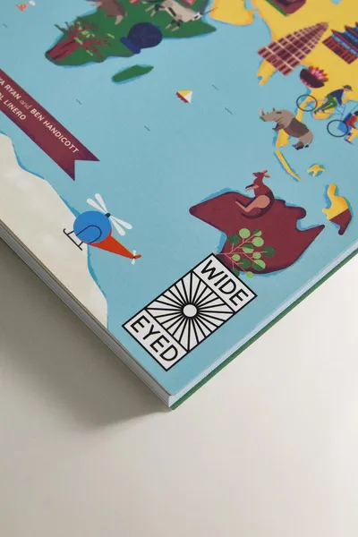 Книга для детей «50 карт мира» (на английском языке), Многоцветная — фото 2