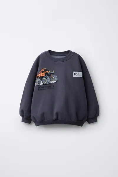 Свитер MONSTER TRUCK PRINT