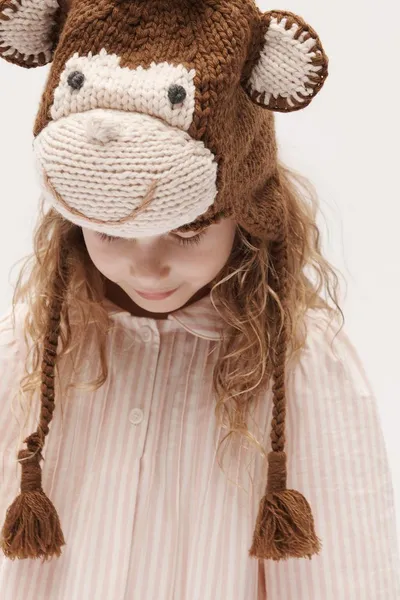 Ограниченная серия шерстяная шляпа Monkey Hat