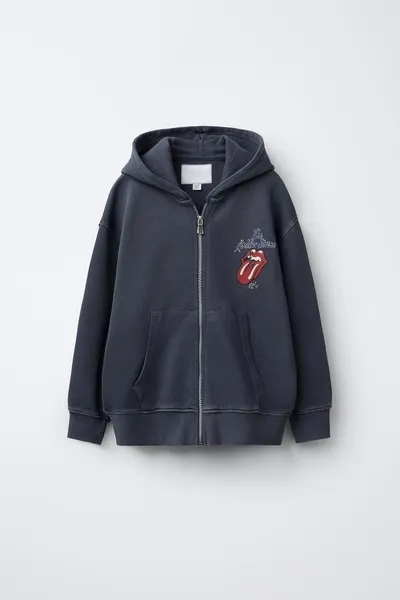 ROLLING STONES © FADED худи с молнией