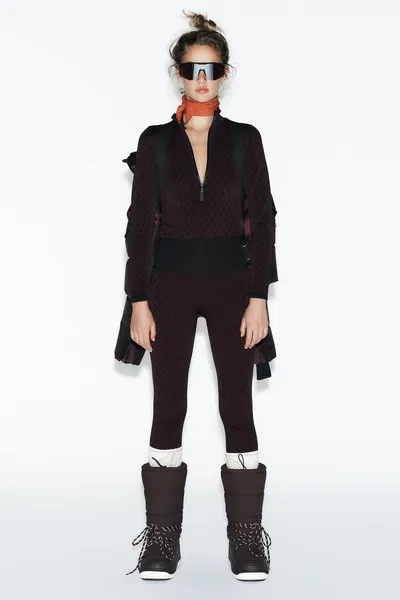 Легинсы JACQUARD SEAMLESS SKI COLLECTION