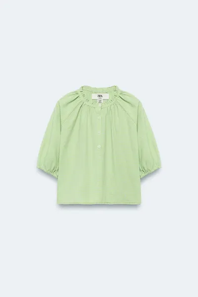 Блуза в клетку GINGHAM для детей 2–14 лет, лимитированная серия