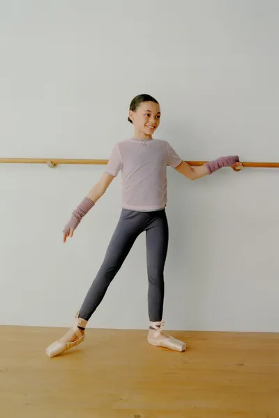 Двойная балетная футболка DOUBLE BALLET