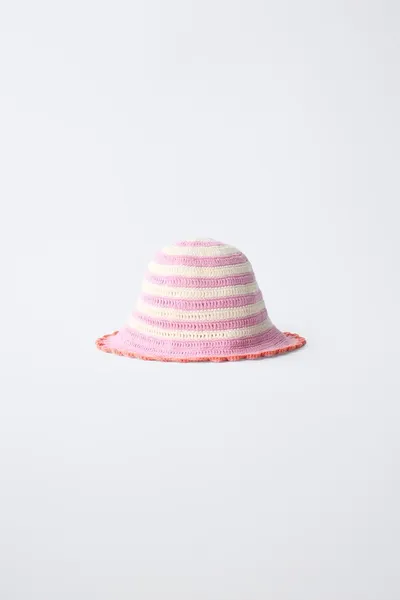 Вязаная шапка CROCHET KNIT BEANIE