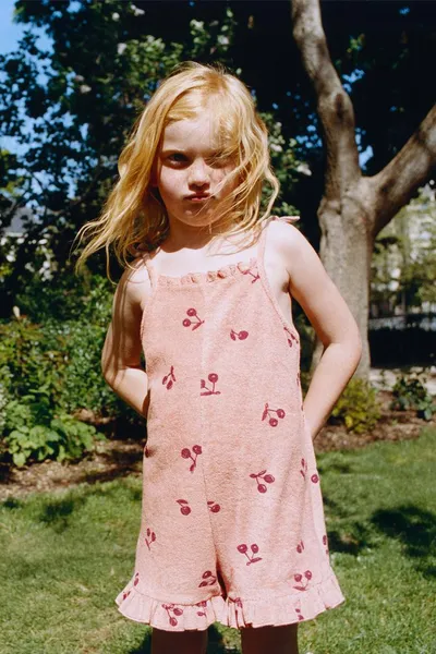 Махровое комбинезон TOWELLING PLAYSUIT