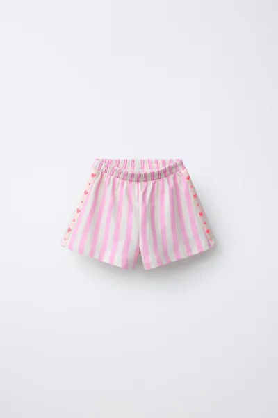 Бермуды с боковыми полосами BERMUDA SHORTS WITH SIDE BANDS