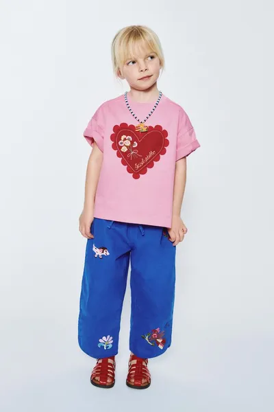 SISSEL EDELBO X KIDS HEART & EMBROIDERY футболка