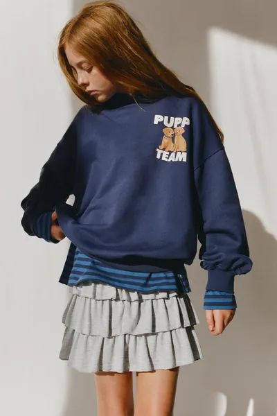 Худи DOG SLOGAN PRINT