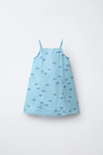 Платье FISH PRINT