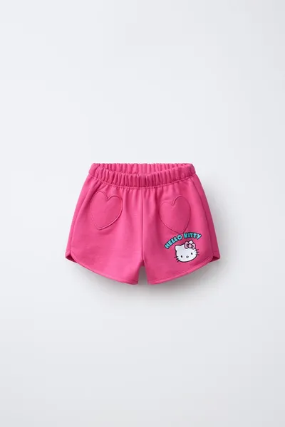 Шорты Bermuda с карманами в виде сердечек HELLO KITTY © SANRIO