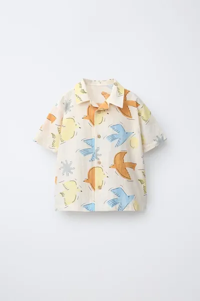 BIRD PRINT Рубашка