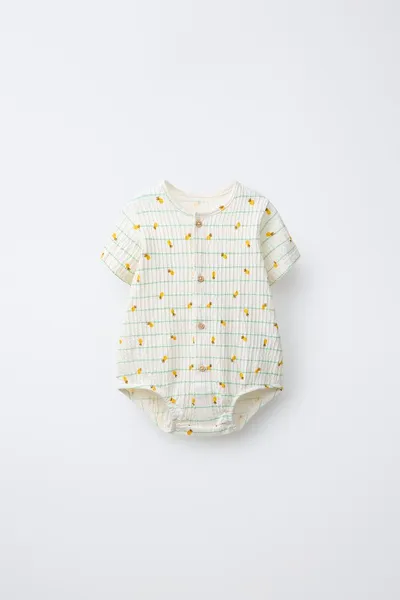 Комбинезон PINEAPPLE AND STRIPE PRINT