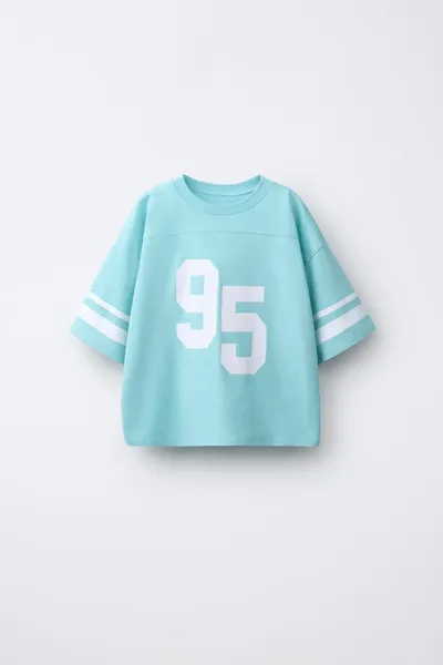 Рубашка NUMBER AND STRIPE PRINT футболка