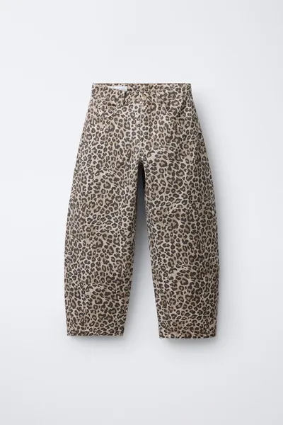 Джинсы BARREL ANIMAL PRINT