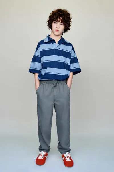 Брюки TWILL FLOWING STRAIGHT