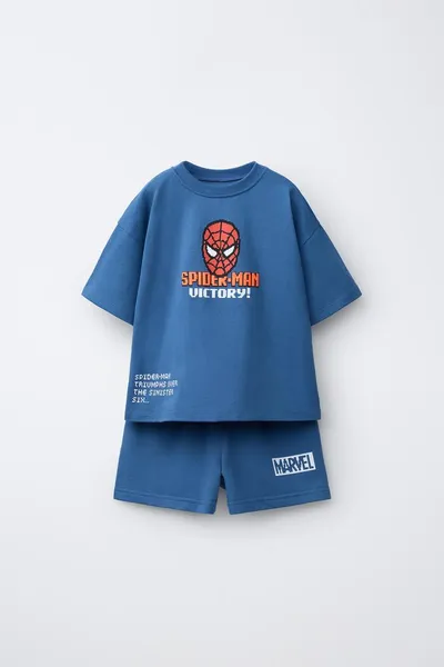 Набор: футболка SPIDER-MAN © MARVEL и шорты-бермуды