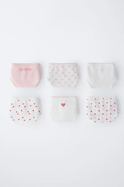 Трусы-брифы SIX-PACK OF HEART для детей 6–14 лет