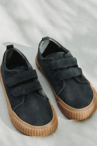 Кроссовки barefoot с кожаным ремешком