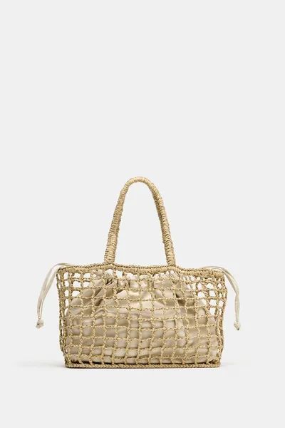 Плетёная мини-сумка TOTE